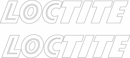 Picture of "Loctite" Decals / Stickers