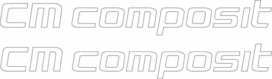 Picture of "CM Composit" Decals / Stickers