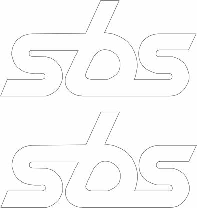 Picture of "sbs" Decals / Stickers