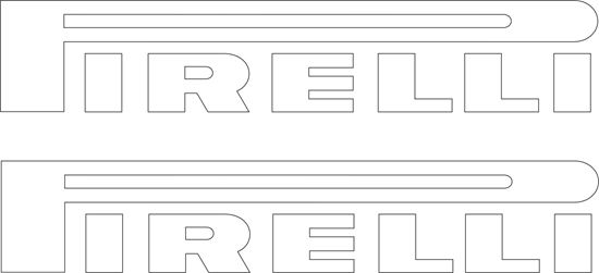 Picture of "Pirelli" Decals / Stickers