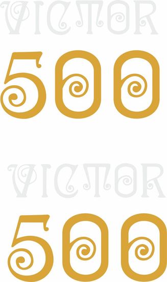 Picture of BSA Victor 500 Decals / Stickers