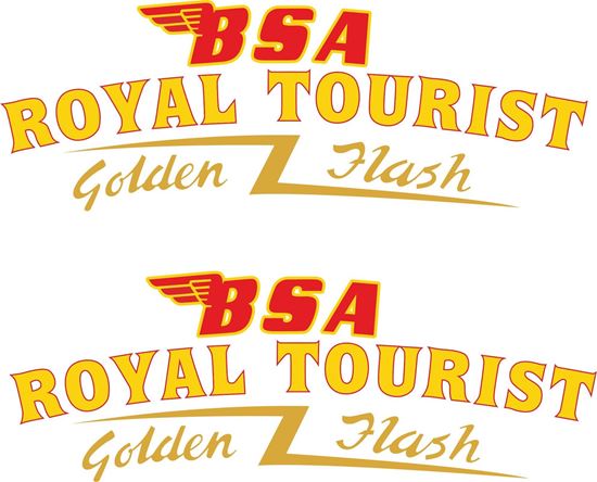 Picture of BSA Royal Tourist Top of Tank Decals / Stickers