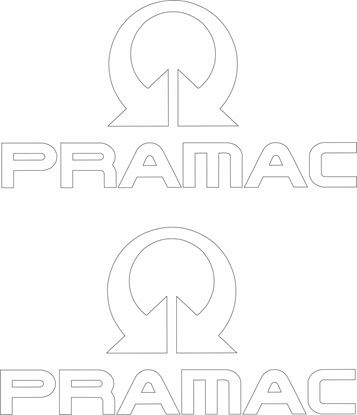 Picture of "Pramac" Decals / Stickers