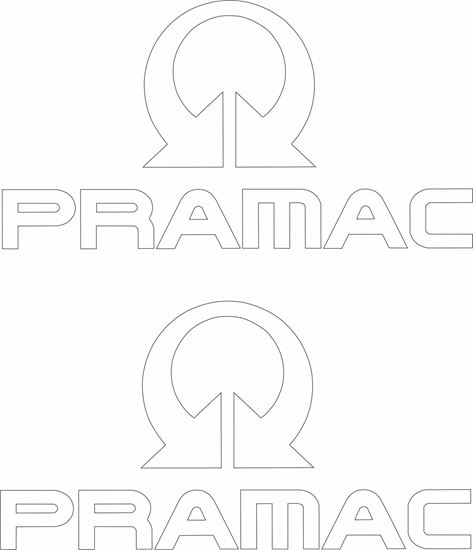 Picture of "Pramac" Decals / Stickers