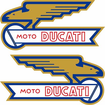 Picture of Moto Ducati Tank / Panel  Decals / Stickers