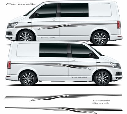 Picture of VW T5 / T6 Caravelle side Stripes / Graphics