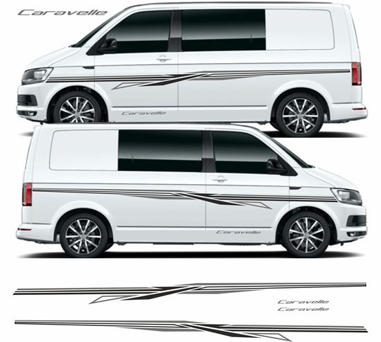 Picture of VW T5 / T6 Caravelle side Stripes / Graphics