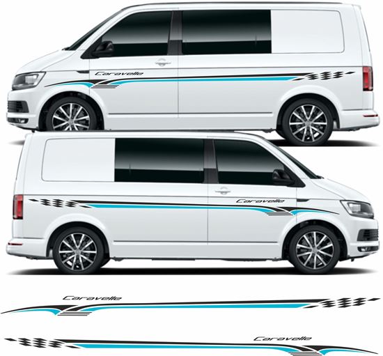 Picture of VW T5 / T6 Caravelle side Stripes / Graphics