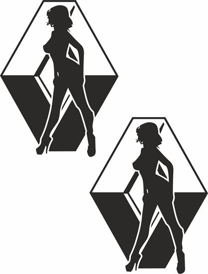 Picture of Renault panel Decals / Stickers
