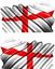 Picture of St.George waving Flag general panel Decals / Stickers