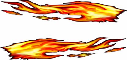 Picture of Flames general panel Decals / Stickers