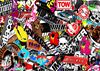 Picture of JDM Sticker Bomb Vinyl Wrap Sheet