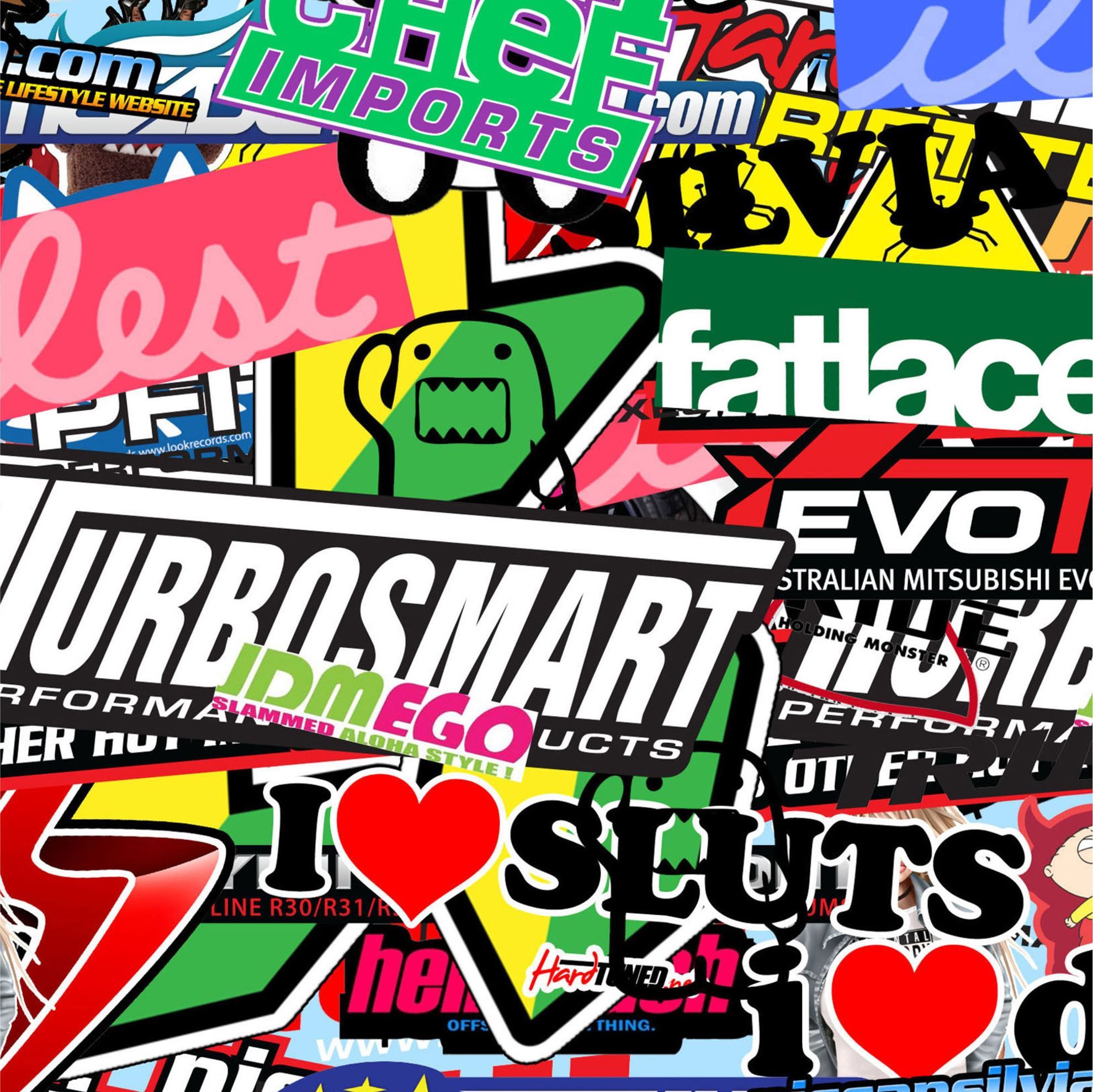 Zen Graphics JDM Sticker Bomb Vinyl Wrap Sheet