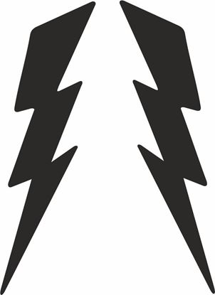 Picture of Lightning Bolts Decals / Stickers