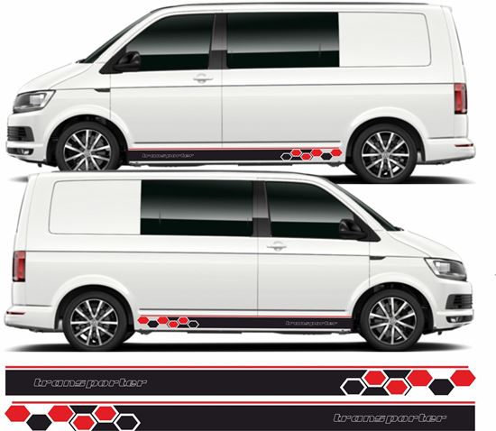 Picture of VW T5 / T6 Transporter Stripes / Stickers