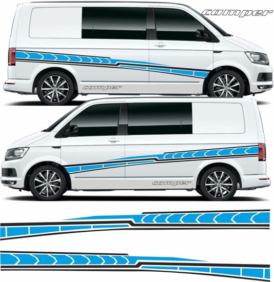 Picture of VW T5 / T6 Camper side Graphics / Stickers