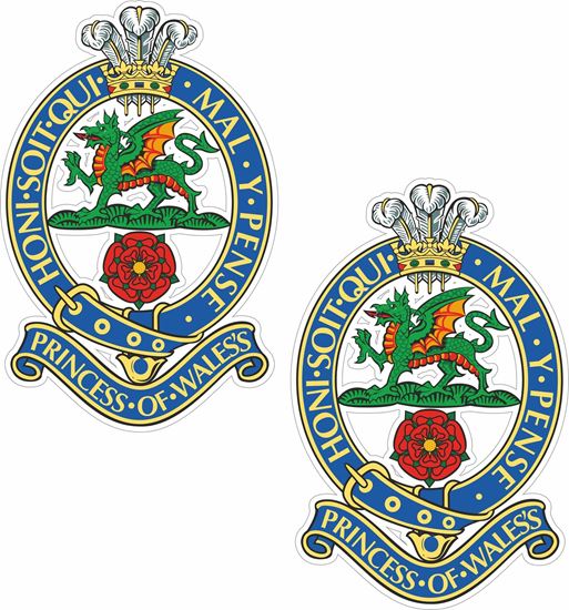 Picture of Princess of Wales Royal Regiment Stickers