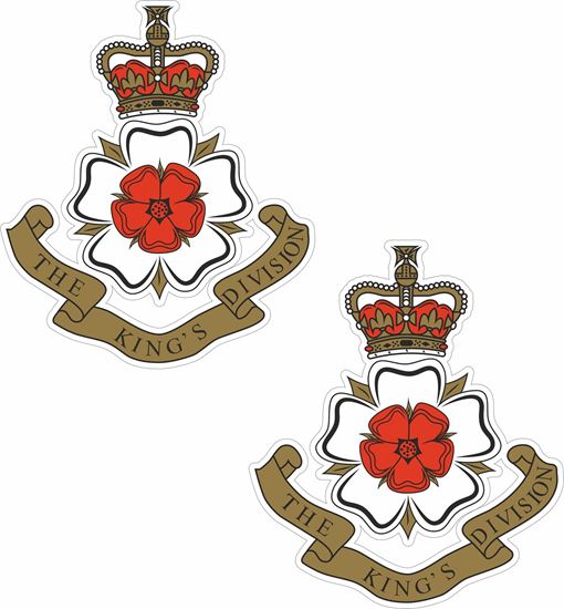 Picture of King's Division Stickers
