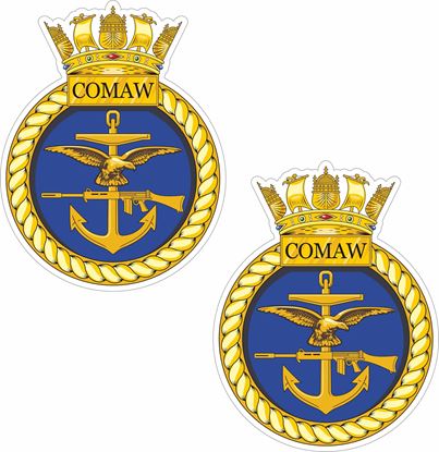 Picture of Royal Navy Commodore Amphibious Warfare (COMAW) Stickers