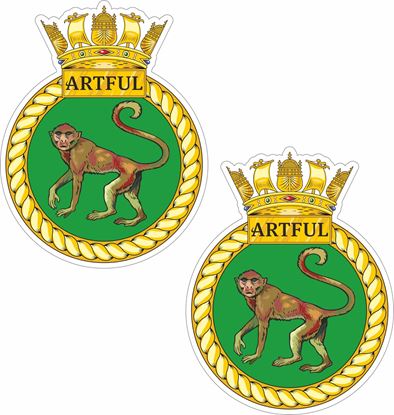 Picture of HMS Artful (S121), emblem Sticker