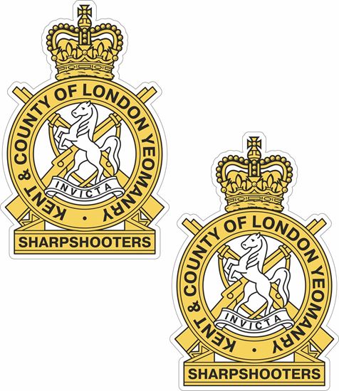 Picture of Kent and Sharpshooters Yeomanry Stickers