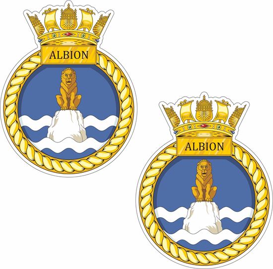 Picture of HMS Albion (L14), landing platform dock Stickers