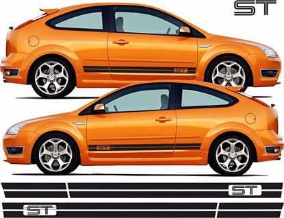 Picture of Focus ST MK2 3 Door side Stripes / Stickers