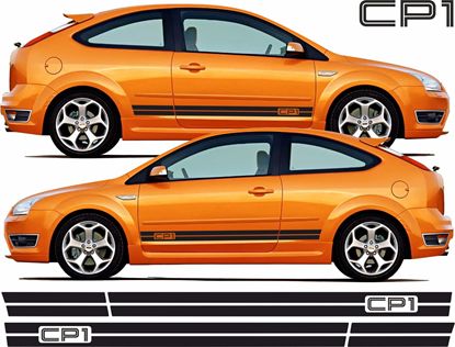Picture of Focus MK2 3 Door CP1 side Stripes / Stickers