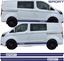 Picture of Transit Custom short wheel base Sport side Stripes  / Stickers