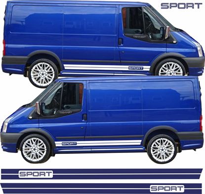 Picture of Ford Transit 2006 - 2013 Sport side Stripes / Stickers