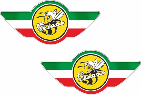 Picture of Vespa Italia Bee Decals / Stickers