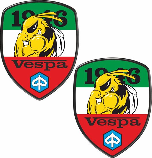 Picture of Vespa 1946 Bee Decals / Stickers