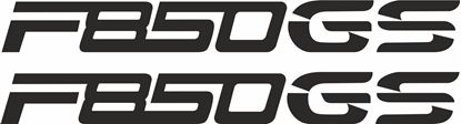 Picture of BMW F 850GS Decals / Stickers