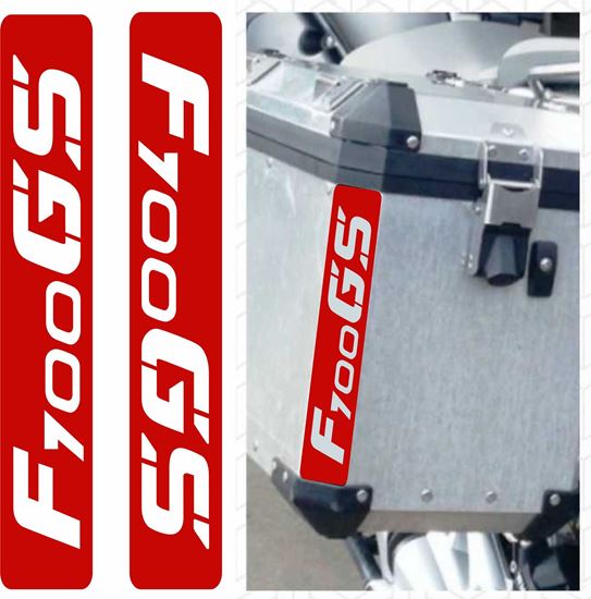 Picture of BMW F 700GS Touratech Reflective Pannier Decals / Stickers
