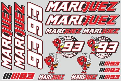 Picture of Marc Marquez Sticker Sheet