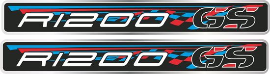 Picture of BMW R 1200GS 110mm Adhesive Gel Badges