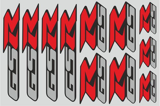 Picture of "Suzuki GSR" Track and street race sponsor Sticker Sheet