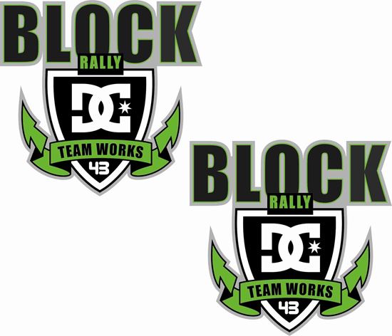 Picture of DC Block Rally 43 panel  Decals / Stickers