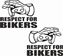 Picture of Respect for Bikers Decals / Stickers