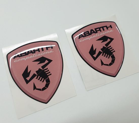 Picture of Fiat Abarth Competizione wing Badges 60mm