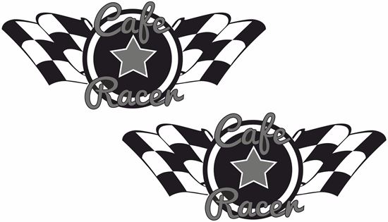 Picture of "Cafe Racer" Decals / Stickers