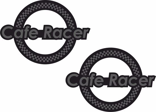 Picture of "Cafe Racer" Decals / Stickers