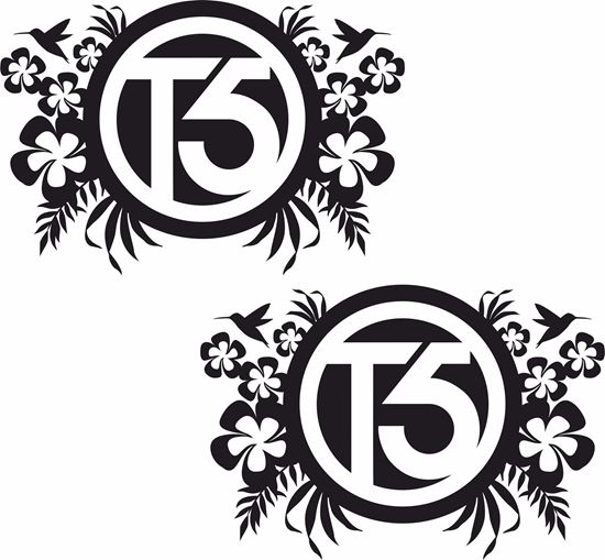 Picture of "T5" Florals General panel  Decals / Stickers