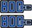 Picture of BMW R 80 Replacement side panel Decals / Stickers