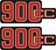 Picture of BMW R 90 Replacement side panel Decals / Stickers