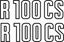 Picture of BMW R 100CS Replacement side panel Decals / Stickers