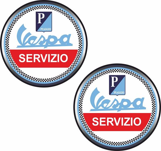 Picture of Vespa Service Decals / Stickers