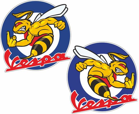 Picture of Vespa Bee Decals / Stickers