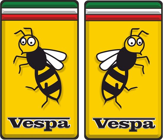 Picture of Vespa Bee Decals / Stickers