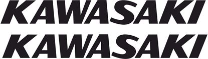 Picture of Kawasaki KD125 replacement Tank Decals / Stickers